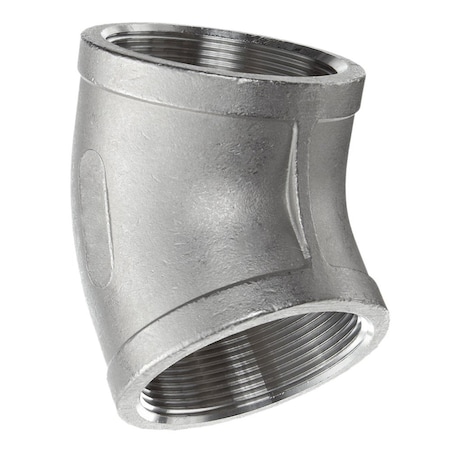 Thrifco Plumbing 1/4 45 Stainless Steel Elbow, Packaged 9017030